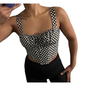 Cotton Candy LA Corset Tank Top